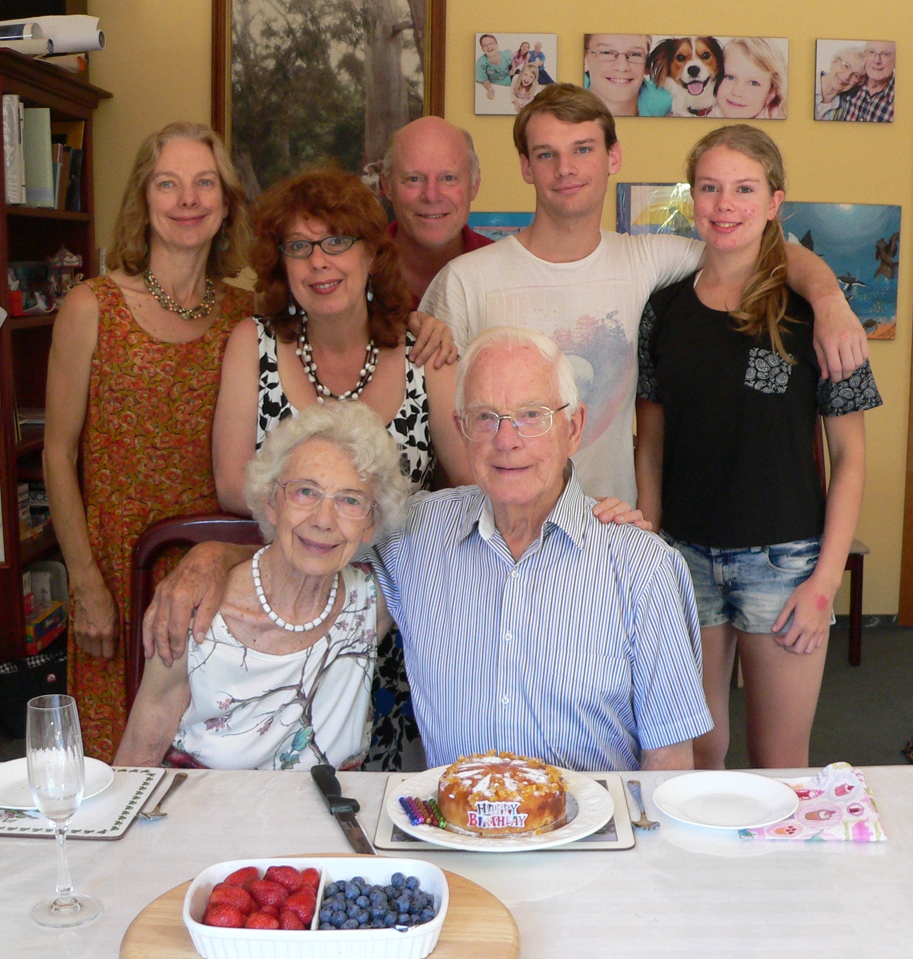 Vic's 87th birthday, 2016